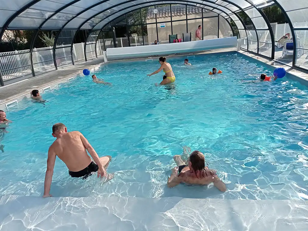 piscine chauffée camping Marais Poitevin